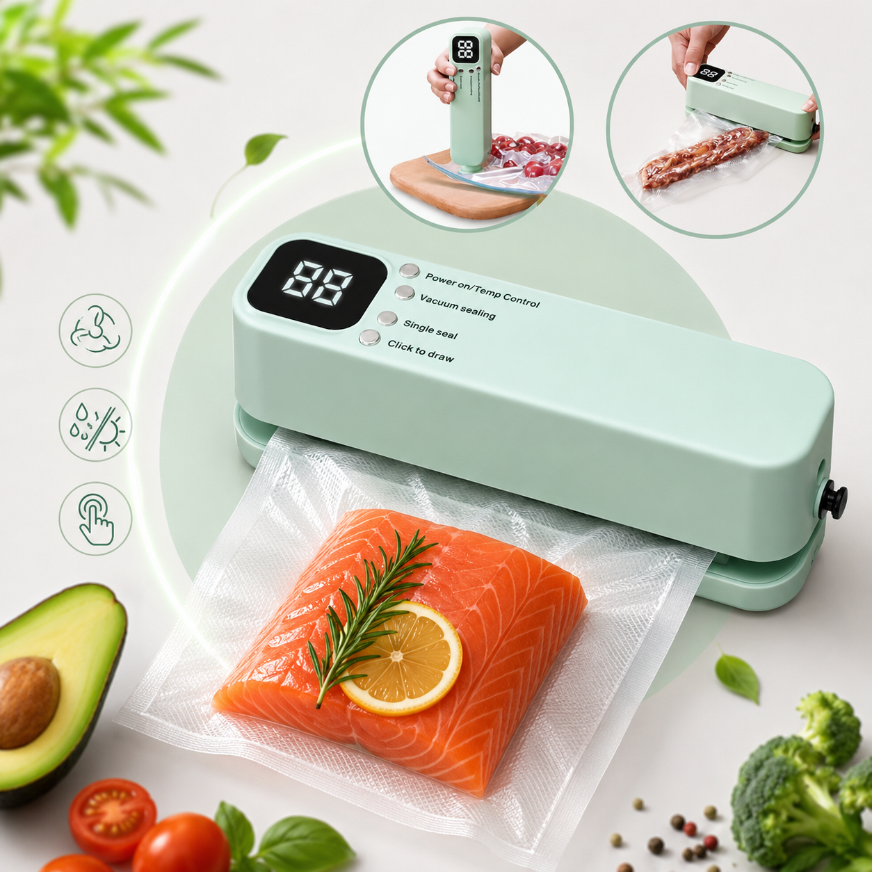 Mini máquina de sellado al vacío