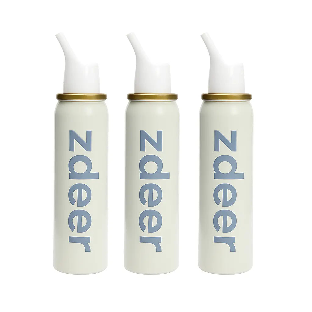 Zdeer Saline Nasal Spray for Adults & Kids Daily Gentle Moisturizing & Cleansing Mist Drug-Free for Dryness Relief Oral Care Natural Moisturizer
