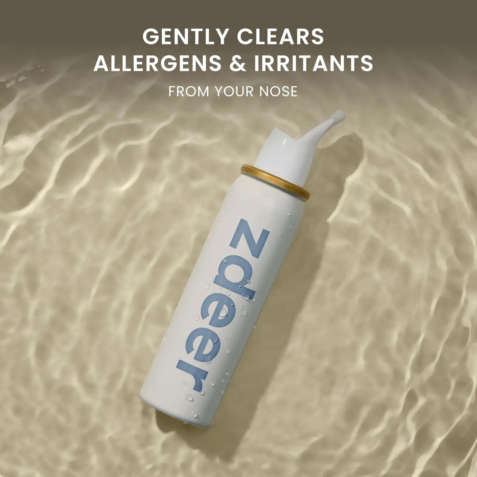 Zdeer Saline Nasal Spray for Adults & Kids Daily Gentle Moisturizing & Cleansing Mist Drug-Free for Dryness Relief Oral Care Natural Moisturizer