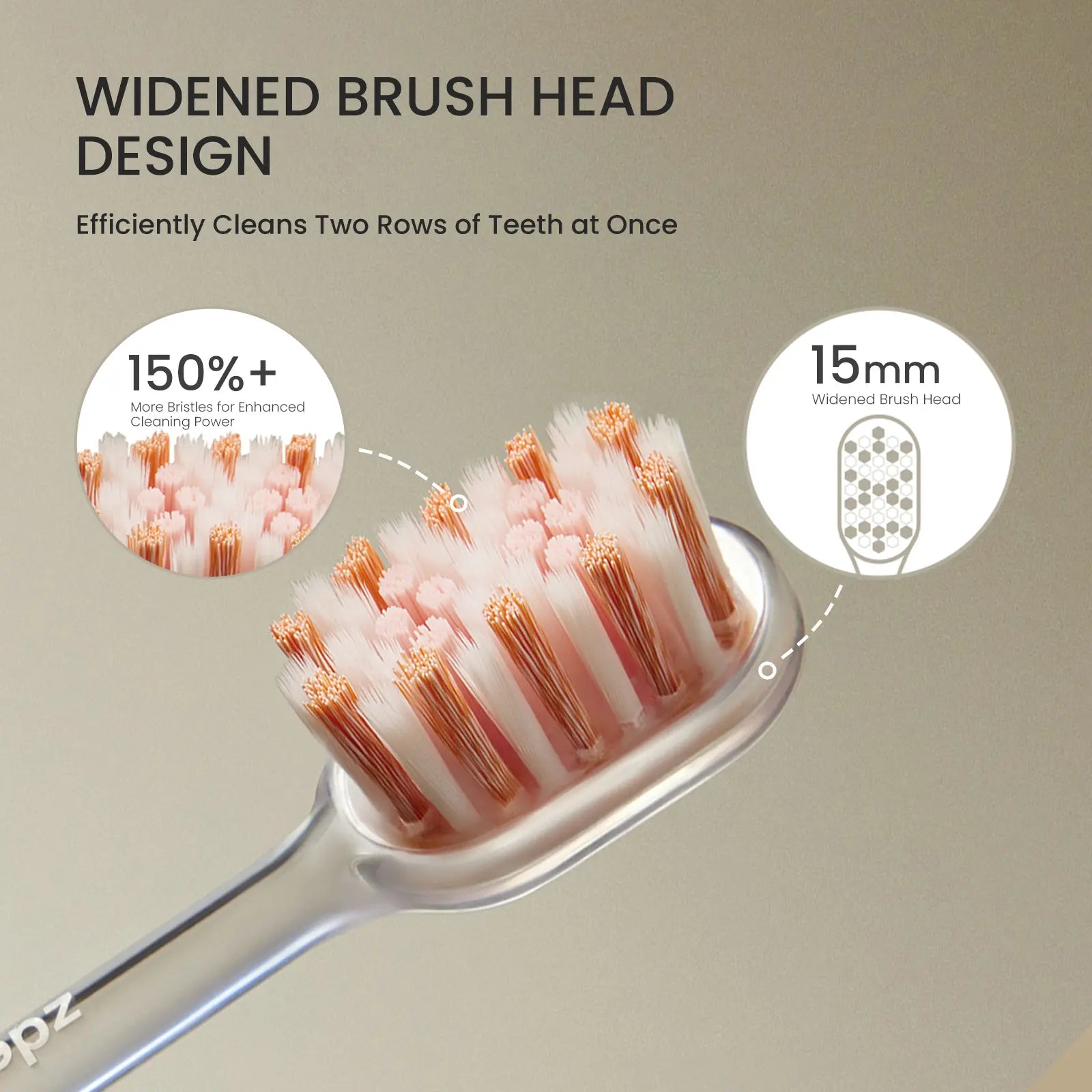 ZDEER LUXEART TOOTHBRUSH Metal Handle with Replaceable Brush Head — Eco-Friendly and Reusable Oral Sustainable
