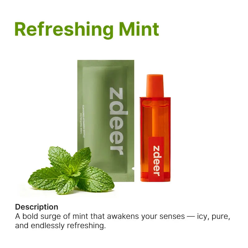 [Only for Refill Pods】 Zdeer Smart Electric Mouth Sprayrefill Pods, (NOTICE: Does Not Include the Oral Spraymachine) Clean Beauty Products Breath Outdoorfunfreshener Spray