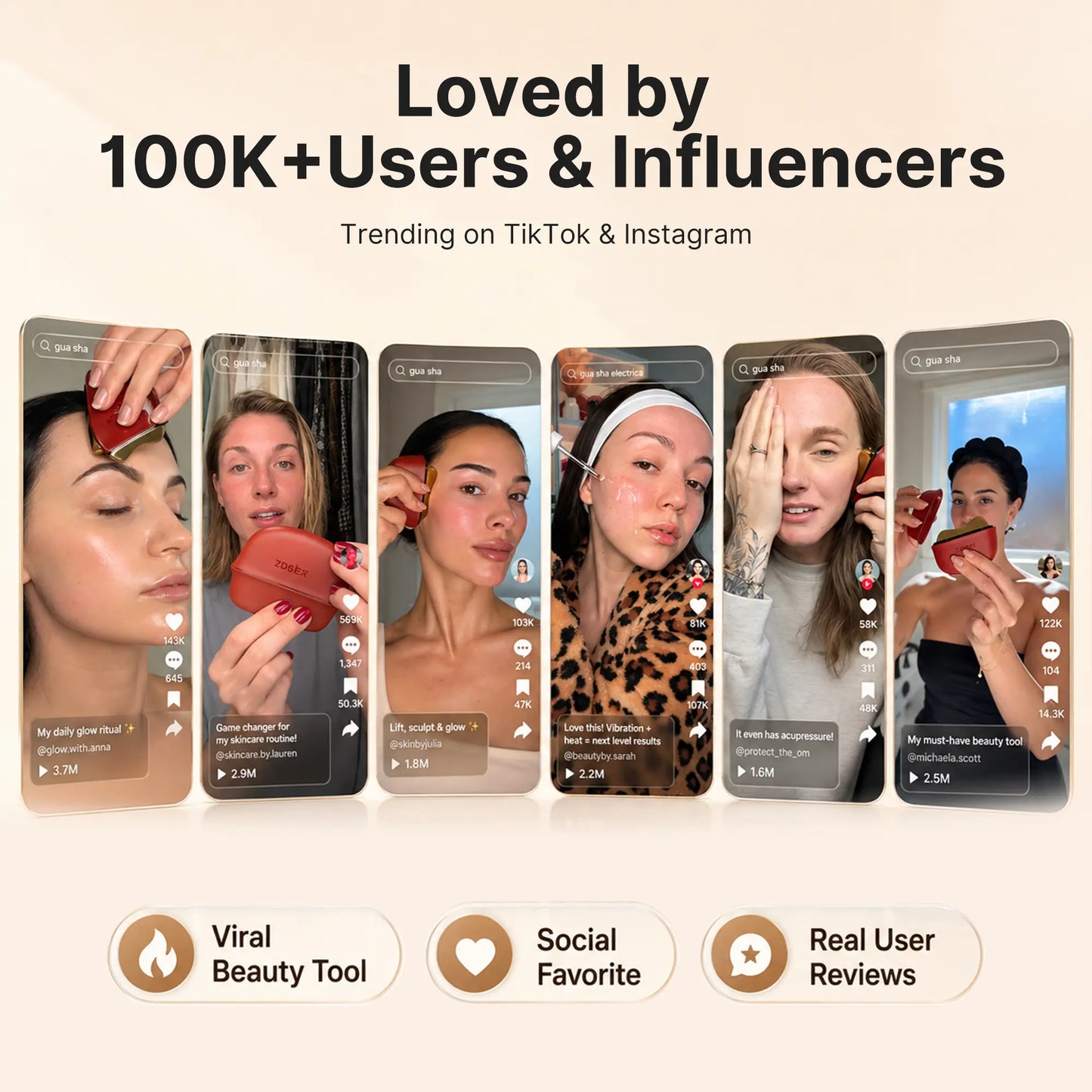 Zdeer 5-In-1 Red Light Facial Device GS5 - Lymphatic Drainage Gua Sha Facial Care Tool, Heated Facial Sculpting Tool for Jawline Lifting, Anti-Aging & Puffiness Relief - Professional Spa At-Home Skincare Device#Tiktokshopsummersale
