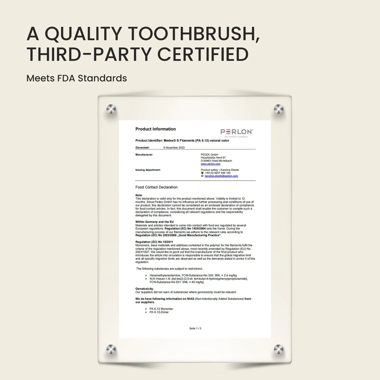 ZDEER LUXEART TOOTHBRUSH Metal Handle with Replaceable Brush Head — Eco-Friendly and Reusable Oral Sustainable