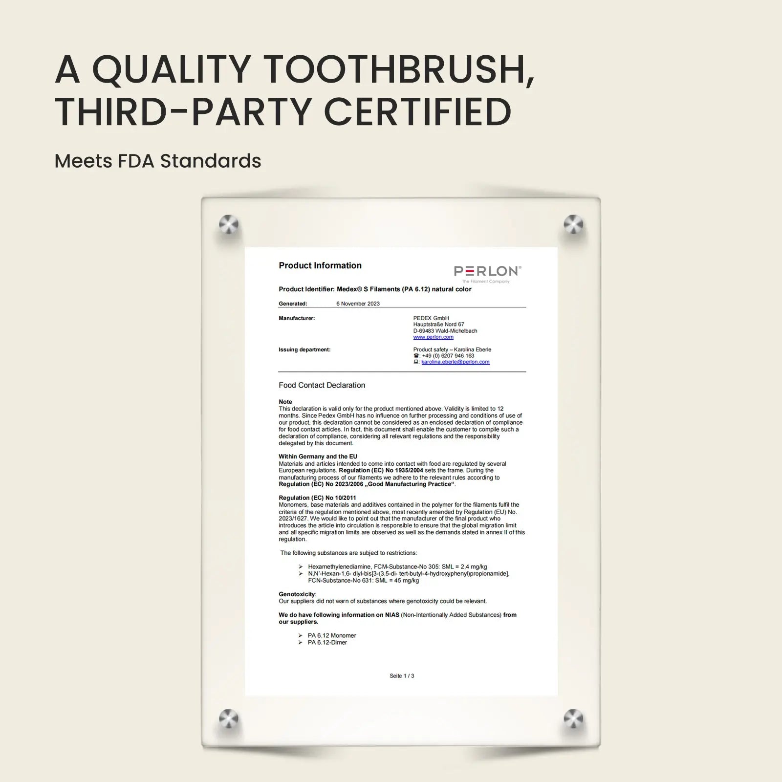 ZDEER LUXEART TOOTHBRUSH Metal Handle with Replaceable Brush Head — Eco-Friendly and Reusable Oral Sustainable